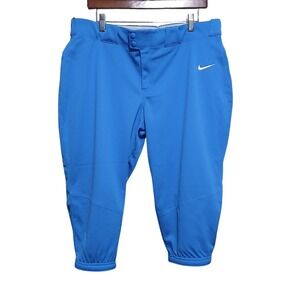 Nike Women's Team Engineered Softball Pants, Blue,‎ Cropped, XL, AV6718-493